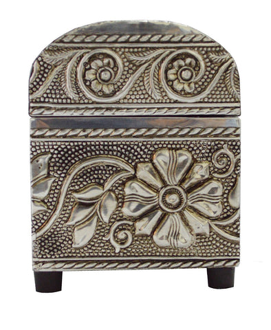 Engraved Metal Jewellery Box