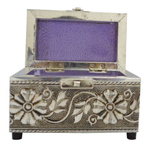 Engraved Metal Jewellery Box