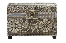 Engraved Metal Jewellery Box
